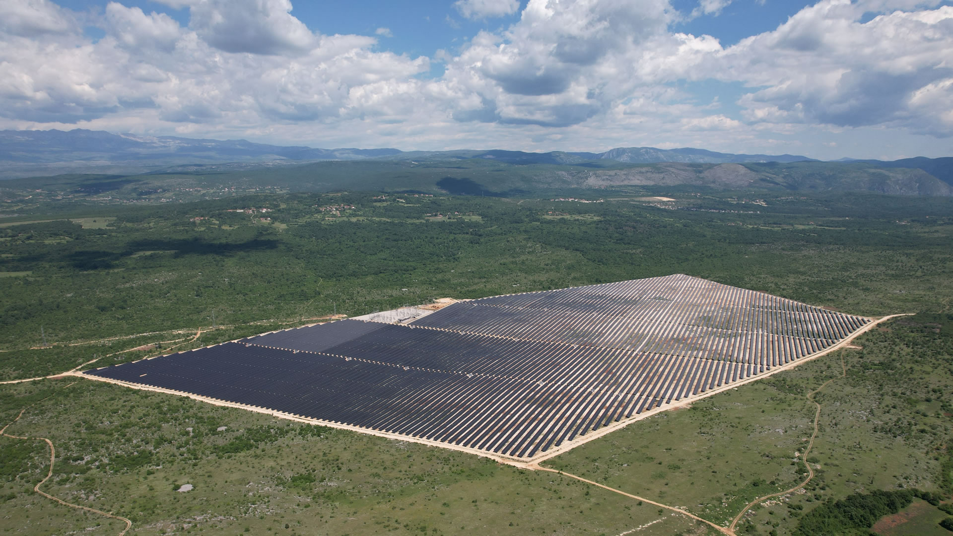 Fotovoltaická elektrárna Stolac Solami Park v Bosně a Hercegovině 