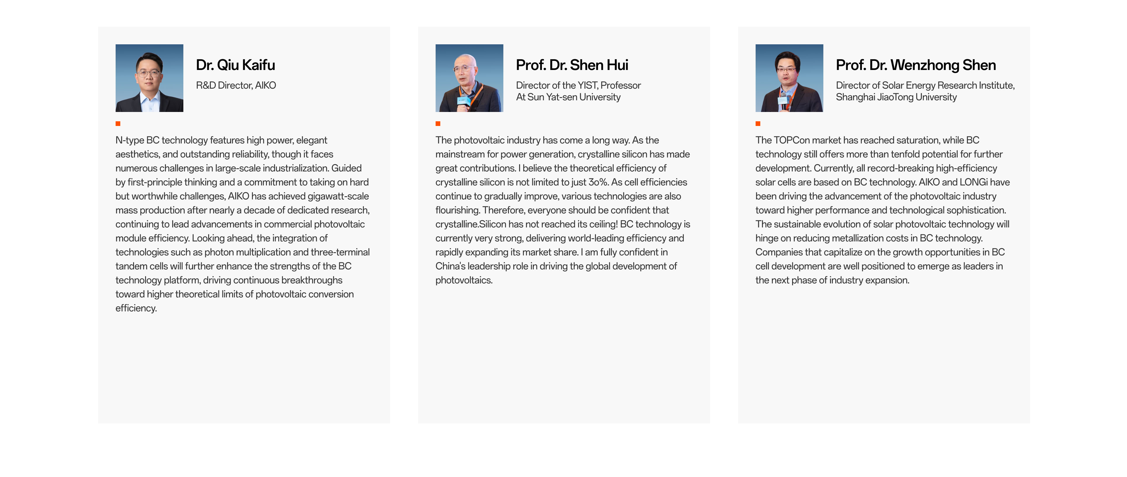 Voices from the Summit